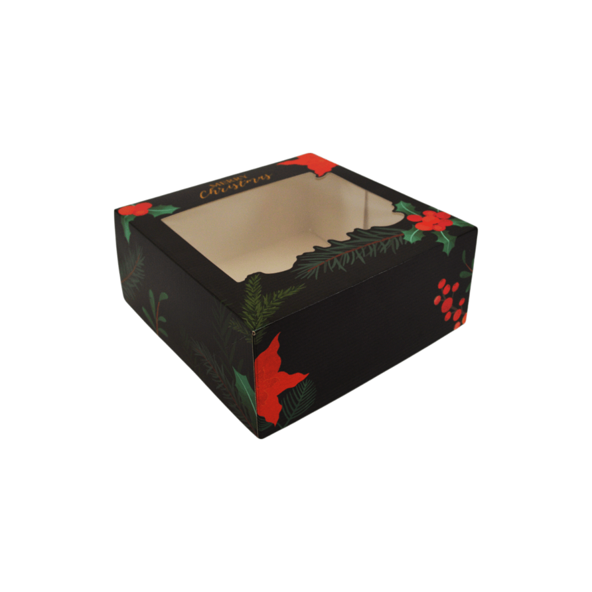 Kerst vensterdoos - 21x21x9 (10 st) - Cupcakedozen.nl