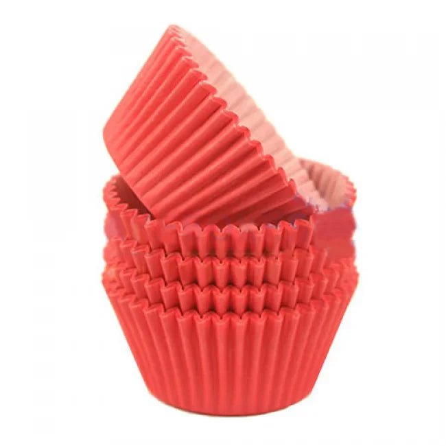 Rode baking cups (360 st.) - Cupcakedozen.nl