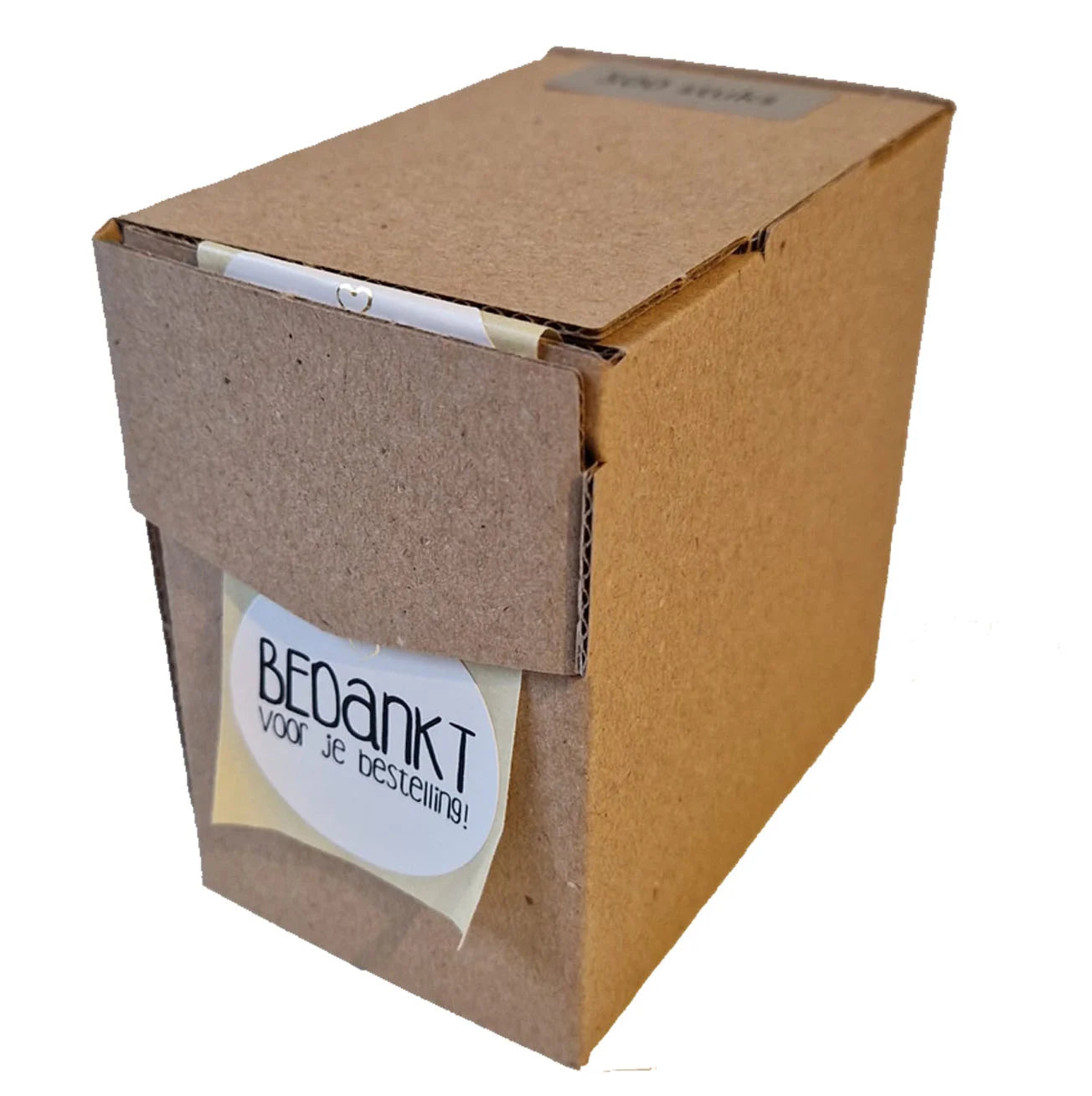 Etiket - Bedankt voor je bestelling (500 st) - Cupcakedozen.nl