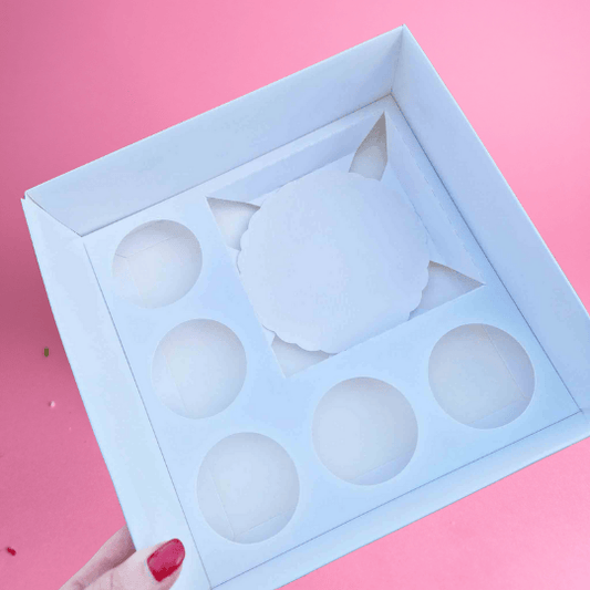 Taartkarton Wit Ø13cm (50 st.) - Cupcakedozen.nl