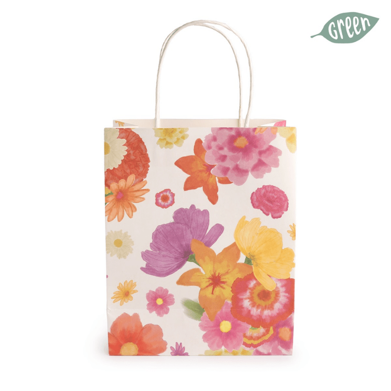 Cadeautas fleurig (5 st) - Cupcakedozen.nl