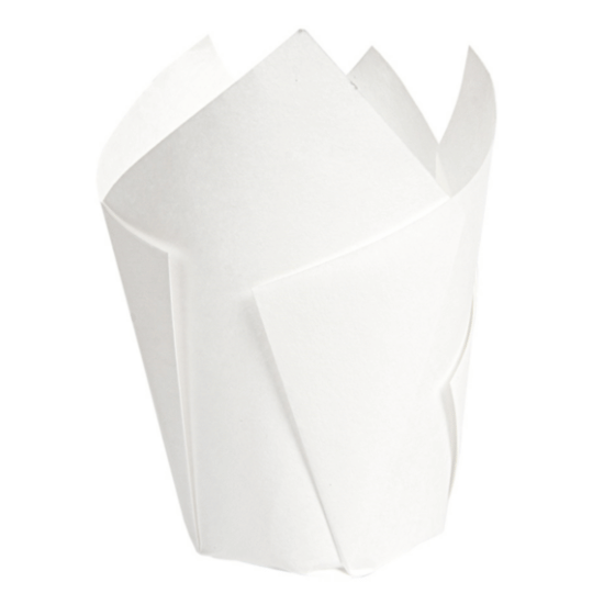 Tulp MINI baking cups - wit (200 st.)