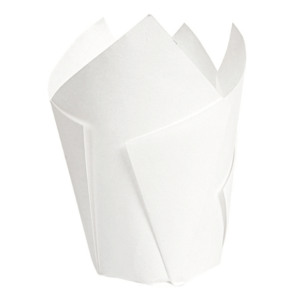 Tulp MINI baking cups - wit (200 st.)