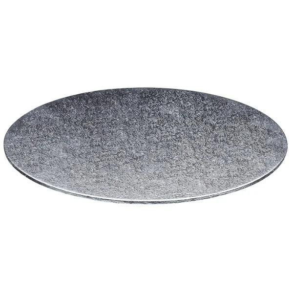 Cakeboards Ø406 mm - zilver (per 10 st.) - Cupcakedozen.nl