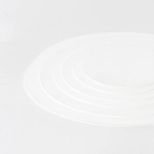 MDF cakeboards - Ø10cm (10 st) - Cupcakedozen.nl
