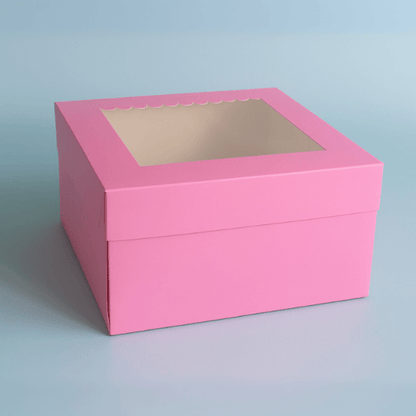 pink cake boxes