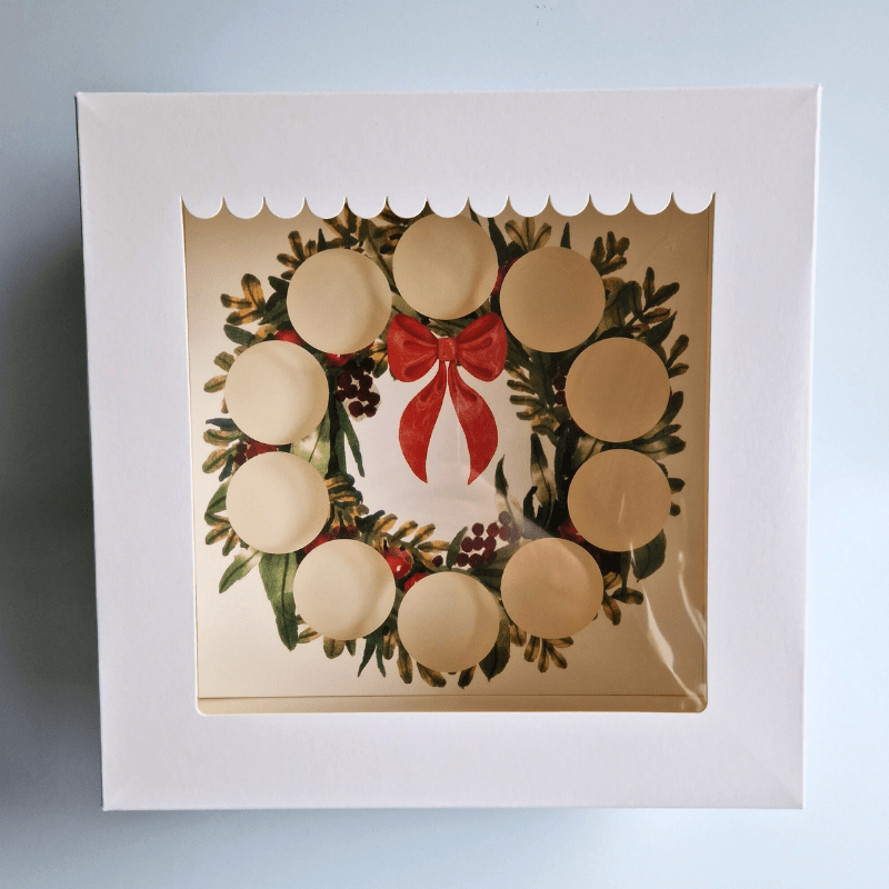 packaging christmas cupcakes
