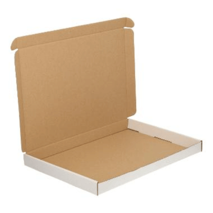 Brievenbusdoos A4+ wit - 350x250x28mm (50 st) - Cupcakedozen.nl