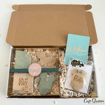 Sweet box goud - 15x15x3 (10 st) - Cupcakedozen.nl