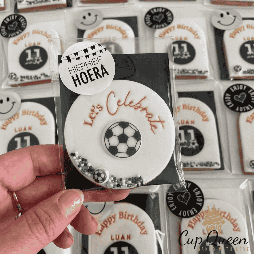 voetbal koekjes maken