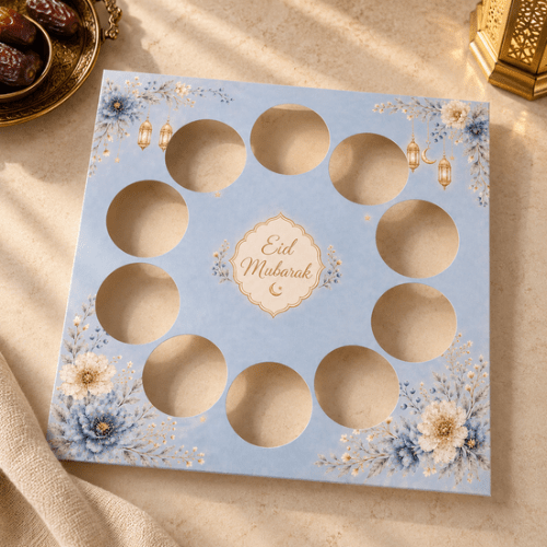 Inlegger cupcakes - Eid Mubarak (10 st) - Cupcakedozen.nl