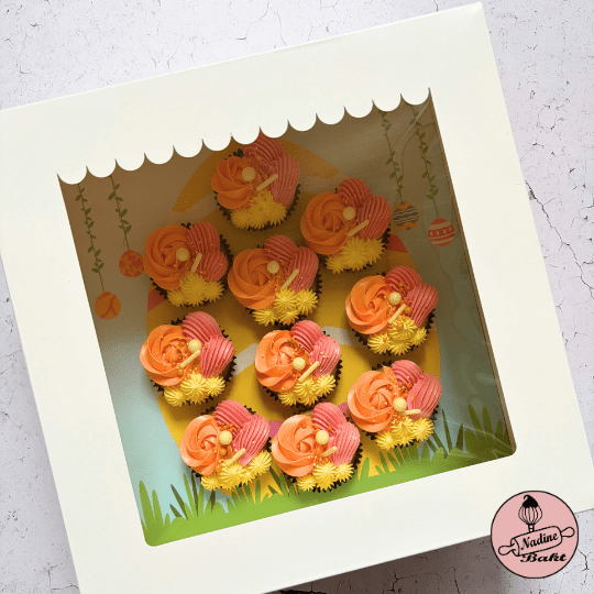 Inlegger cupcakes - Pasen - 10 cupcakes (10 st) - Cupcakedozen.nl