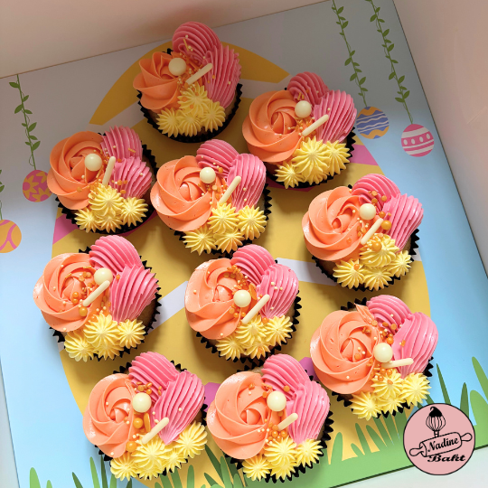 Inlegger cupcakes - Pasen - 10 cupcakes (10 st) - Cupcakedozen.nl