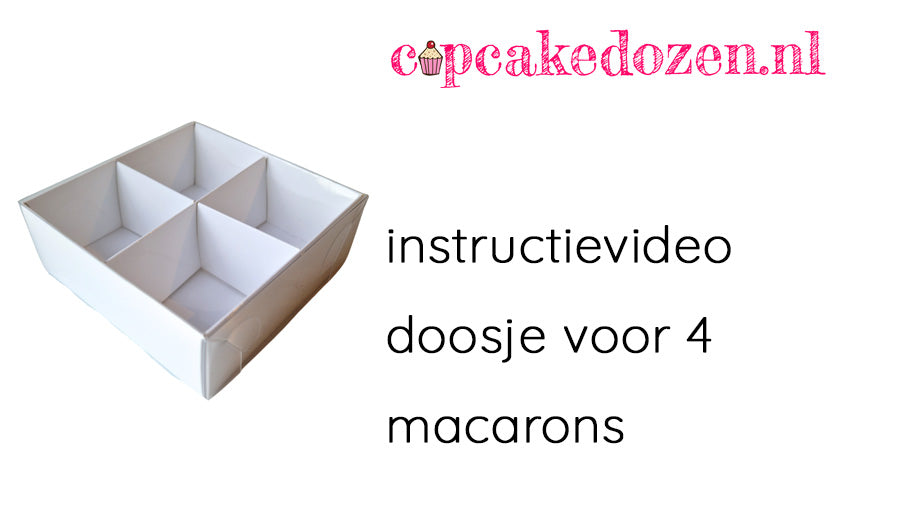Video laden: Anleitungsvideo für die Macaron-Box