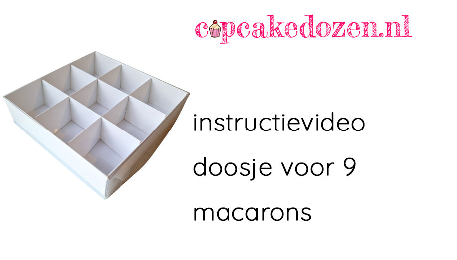 Video laden: Anleitungsvideo für die Macaron-Box