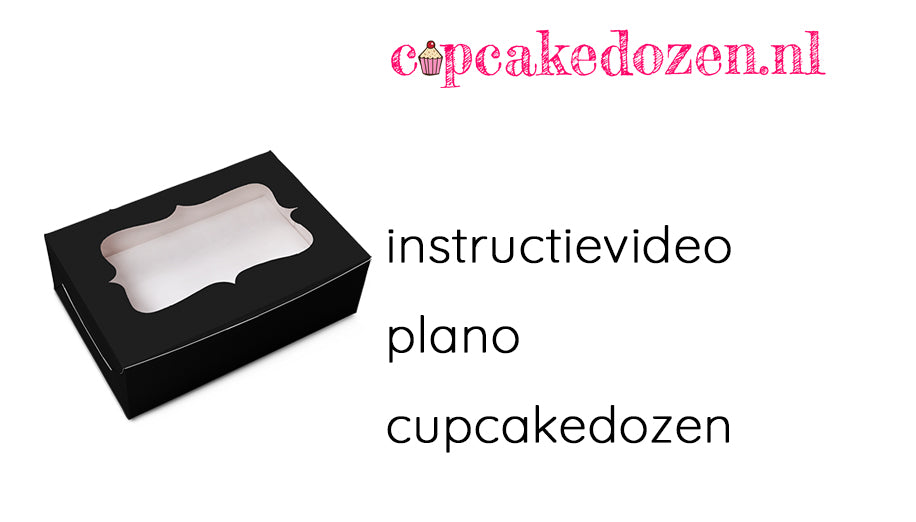 Video laden: Anleitungsvideo für Cupcake-Boxen