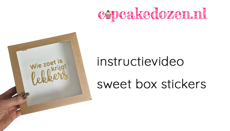 Video laden: Anleitungsvideo Sweet Box-Aufkleber