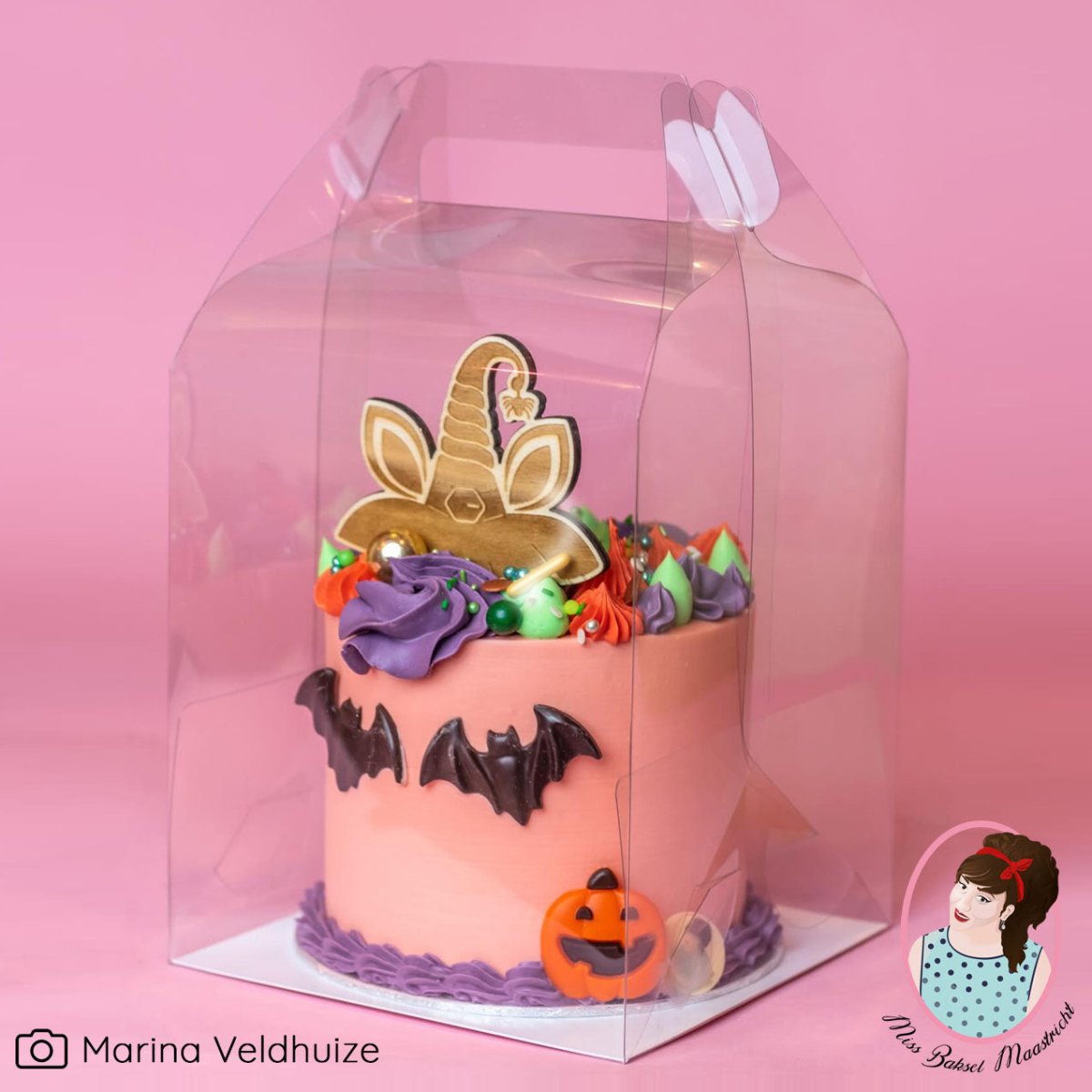doos voor halloween taartje