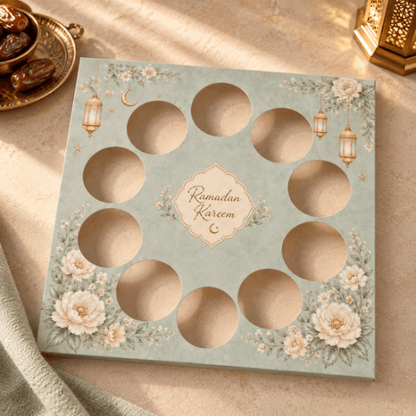 Inlegger cupcakes - Ramadan Kareem (10 st) - Cupcakedozen.nl