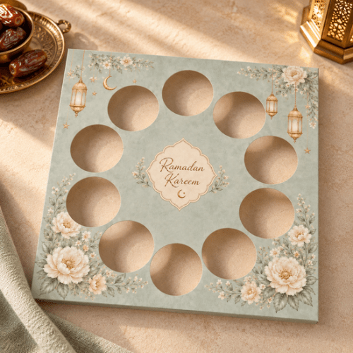 Inlegger cupcakes - Ramadan Kareem (10 st) - Cupcakedozen.nl