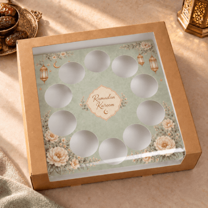 Inlegger cupcakes - Ramadan Kareem (10 st) - Cupcakedozen.nl