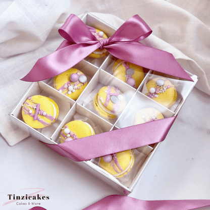 Wit doosje voor 9 macarons (10 st) - Cupcakedozen.nl