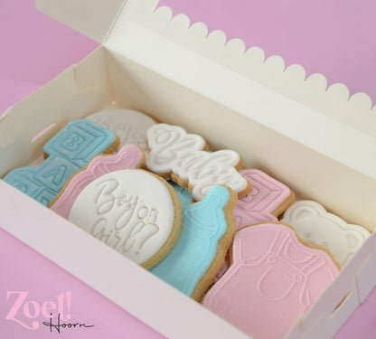 Witte sweet box 23x12,5x5 - luifel (10 st) - Cupcakedozen.nl