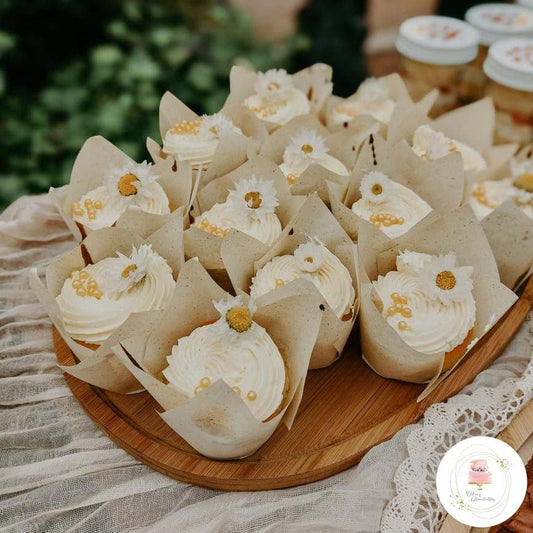 Graspapier baking cups (230 st.) - Cupcakedozen.nl