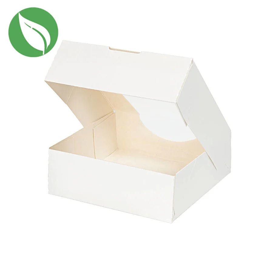 Biologisch wit doosje voor 1 donut (250 st.) - Cupcakedozen.nl