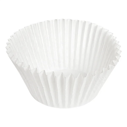 Witte baking cups (500 st) - Cupcakedozen.nl