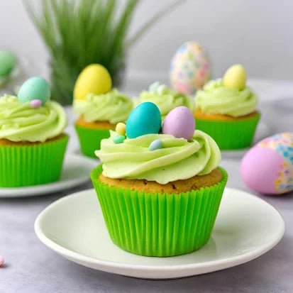 Limoengroene baking cups (360 st.) - Cupcakedozen.nl