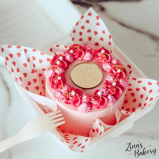 Vetvrij papier - rode hartjes (100 st) - Cupcakedozen.nl