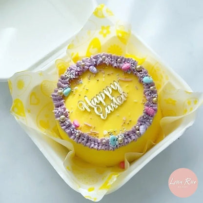 Vetvrij papier - Pasen geel (100 st) - Cupcakedozen.nl