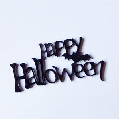 Bento topper - Happy Halloween (4 st) - Cupcakedozen.nl