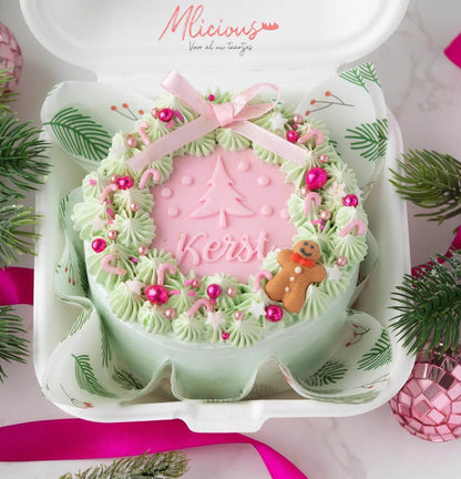 Vetvrij papier - Kerst hulst (100 st) - Cupcakedozen.nl