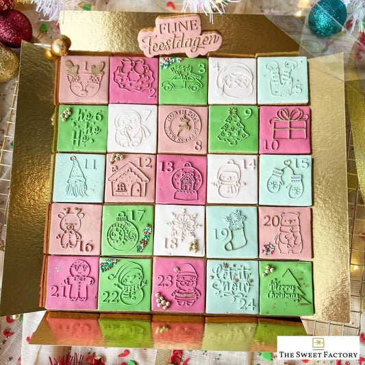 Sweet box goud - 26x24,5x4,5 (25 st) - Cupcakedozen.nl
