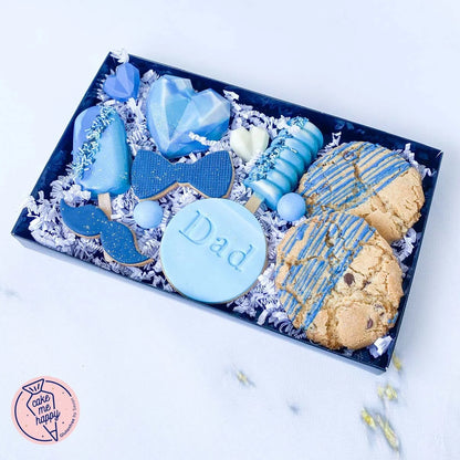 Zwarte (brievenbus)doos voor koekjes (25 st.) - Cupcakedozen.nl