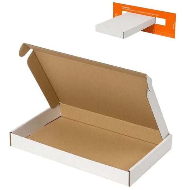 Brievenbusdoos A5+ wit - 255x160x28mm (50 st) - Cupcakedozen.nl