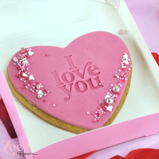 Roze koekdoosje - luifel (10 st) - Cupcakedozen.nl