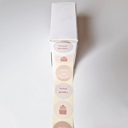 Etiket - Cupcakes (500 st) - Cupcakedozen.nl
