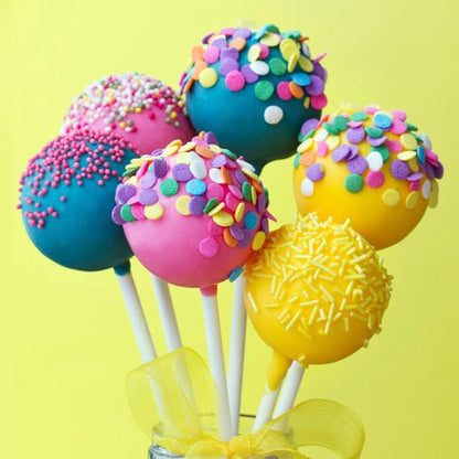 Witte cakepop stokjes (25 st) - Cupcakedozen.nl