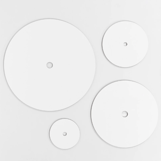 MDF cakeboards met centraal gat (10 st) - Cupcakedozen.nl