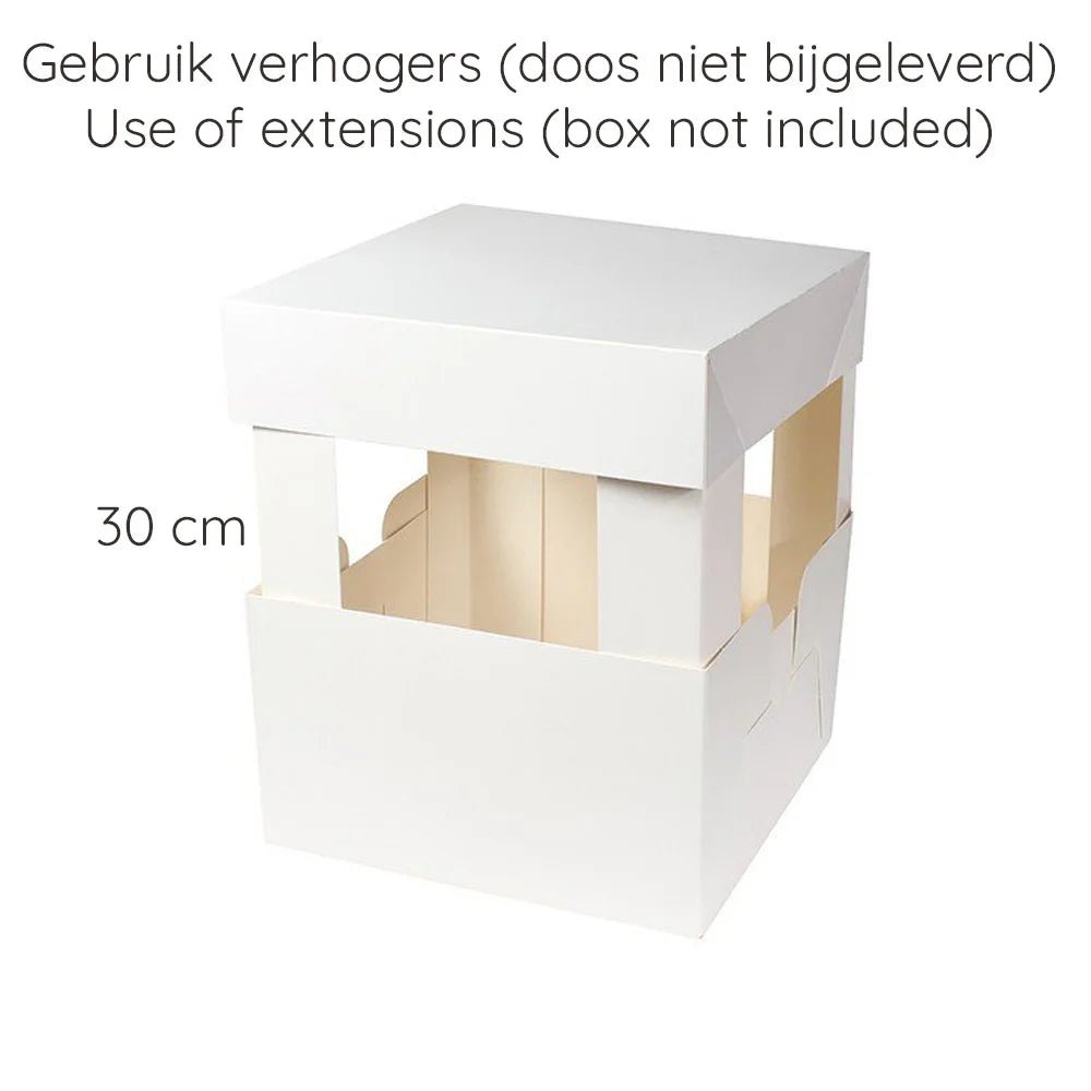 Taartdoos verhogers - Cupcakedozen.nl