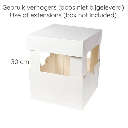 Taartdoos verhogers - Cupcakedozen.nl