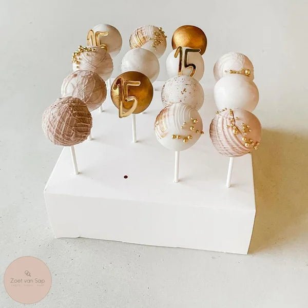 Display voor 16 cakepops (10 st.) - Cupcakedozen.nl
