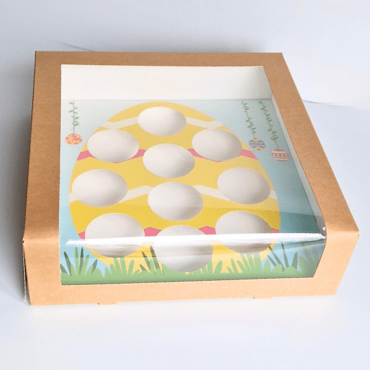 Inlegger cupcakes - Pasen - 10 cupcakes (10 st) - Cupcakedozen.nl
