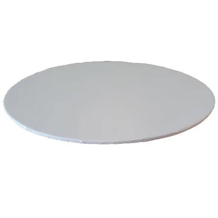 MDF cakeboards Ø28cm - wit glans (10 st) - Cupcakedozen.nl