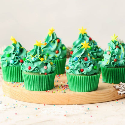Groene baking cups (360 st.) - Cupcakedozen.nl