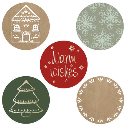 Etiket - Kerst (500 st) - Cupcakedozen.nl