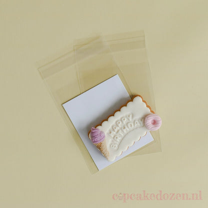 Koekzakjes met kartonnen bodem (100 st.) - Cupcakedozen.nl